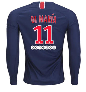 Paris Saint-Germain Angel Di Maria Long Sleeve Home Jersey 2018/19 - Fans Jersey Stop