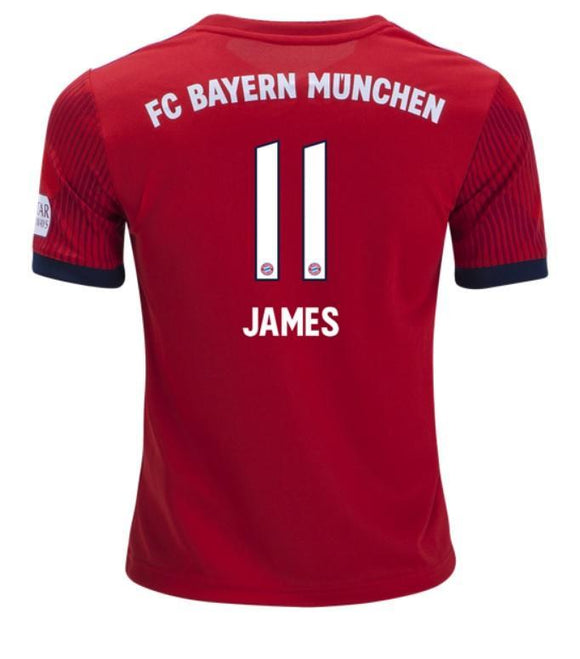 Bayern Munich James Kids Home Jersey