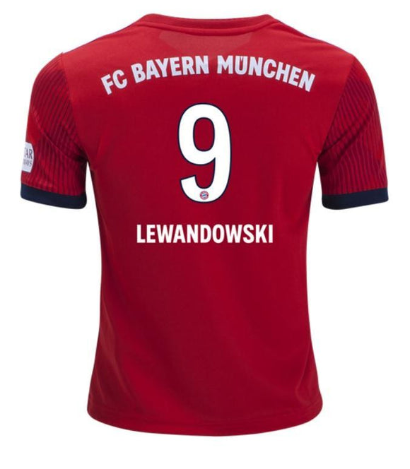 Bayern Munich Lewandowski Youth Home Jersey