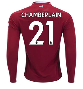 Liverpool Chamberlain Long Sleeve Home Jersey 2018/19