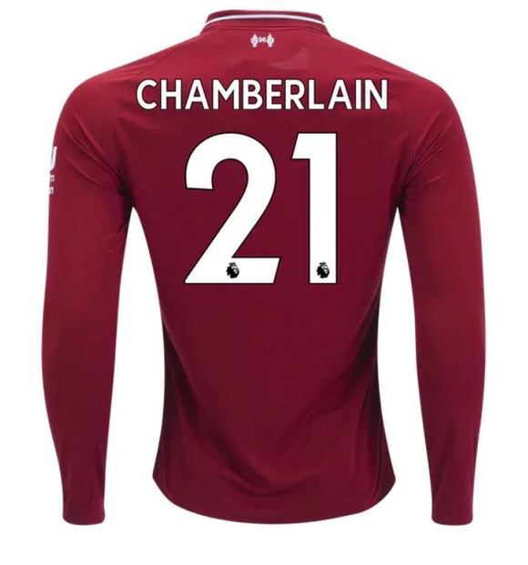 Liverpool Chamberlain Long Sleeve Home Jersey 2018/19