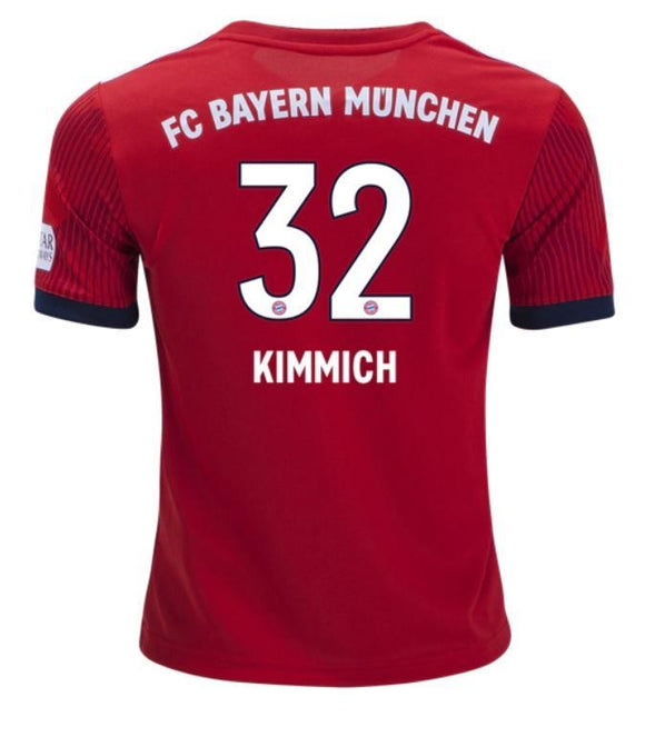 Bayern Munich Kimmich Youth Home Jersey