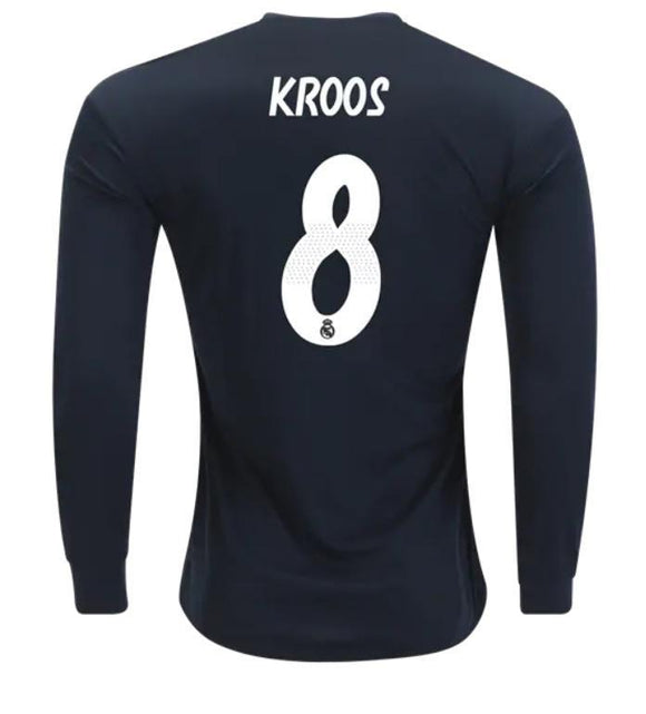 Real Madrid Toni Kroos Long Sleeve Away Jersey 2018/19 - Fans Jersey Stop