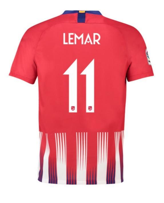 Atletico Madrid Lemar Home Jersey