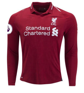 Liverpool Long Sleeve Home Jersey 2018/19