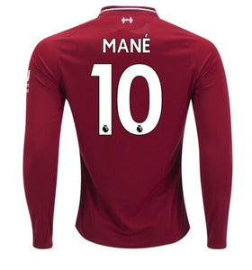 Liverpool Mane Long Sleeve Home Jersey