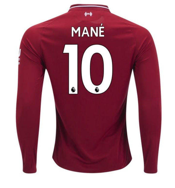 Liverpool Mane Long Sleeve Home Jersey