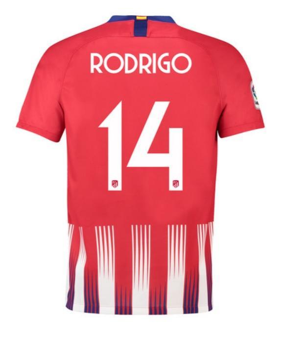Atletico Madrid Rodrigo Home Jersey