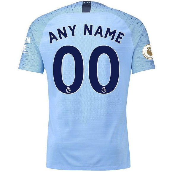 Manchester City Home Custom Jersey